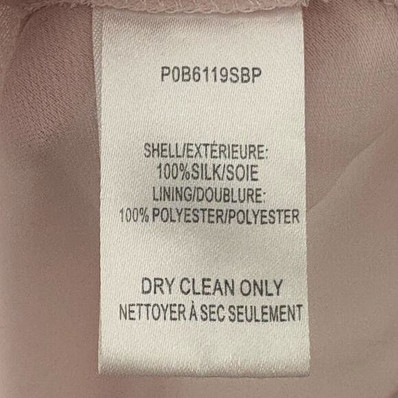 Parker Viva Pink Floral Silk Flutter Sleeve Midi Dress Womens Size 6 - Picture 9 of 9